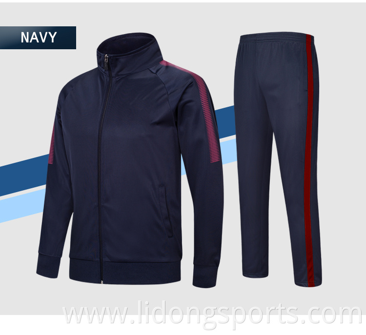 LiDong New Design Sports Track Suits/custom sublimation blank jogging wear for men